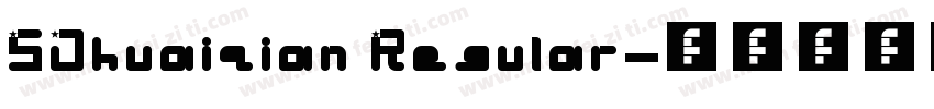 SJhuaiqian Regular字体转换